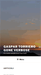 Mobile Screenshot of gaspartorriero.it